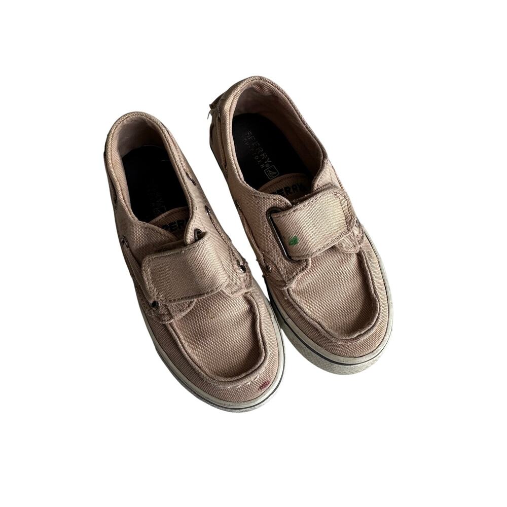 Sperry Brown Leather Boat Shoes - Boys Size 10.5